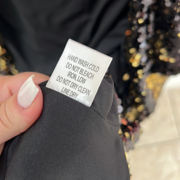 NEW Black & Gold Sequin Blazer - Picture 11 of 12